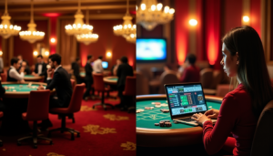 Que paie le plus entre le casino en ligne et le casino physique ?